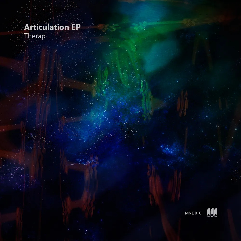 Illustration for Articulation EP by Therap, showcasing a modern design with vibrant colors.
