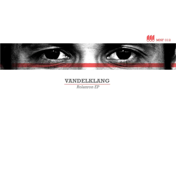 Illustration for Rolanron EP by Vandelklang, superimposed on his face, highlighting a unique artistic concept.