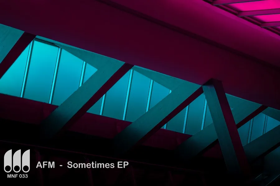 Illustration for Sometimes EP by AFM, highlighting its unique geometric form and stylish, modern appeal.