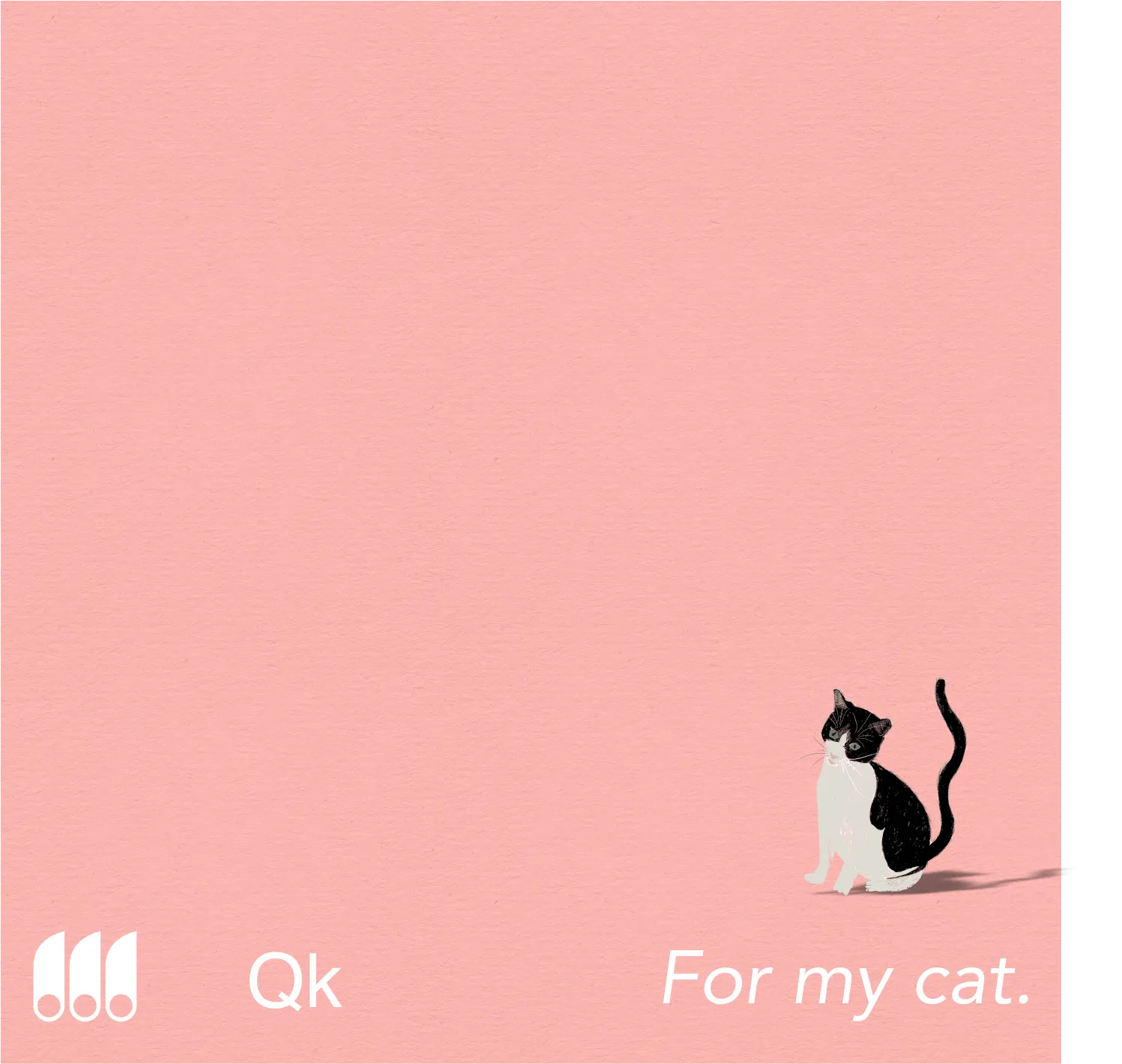 Illustration for For My Cat by QK, highlighting its unique geometric form and stylish, modern appeal.
