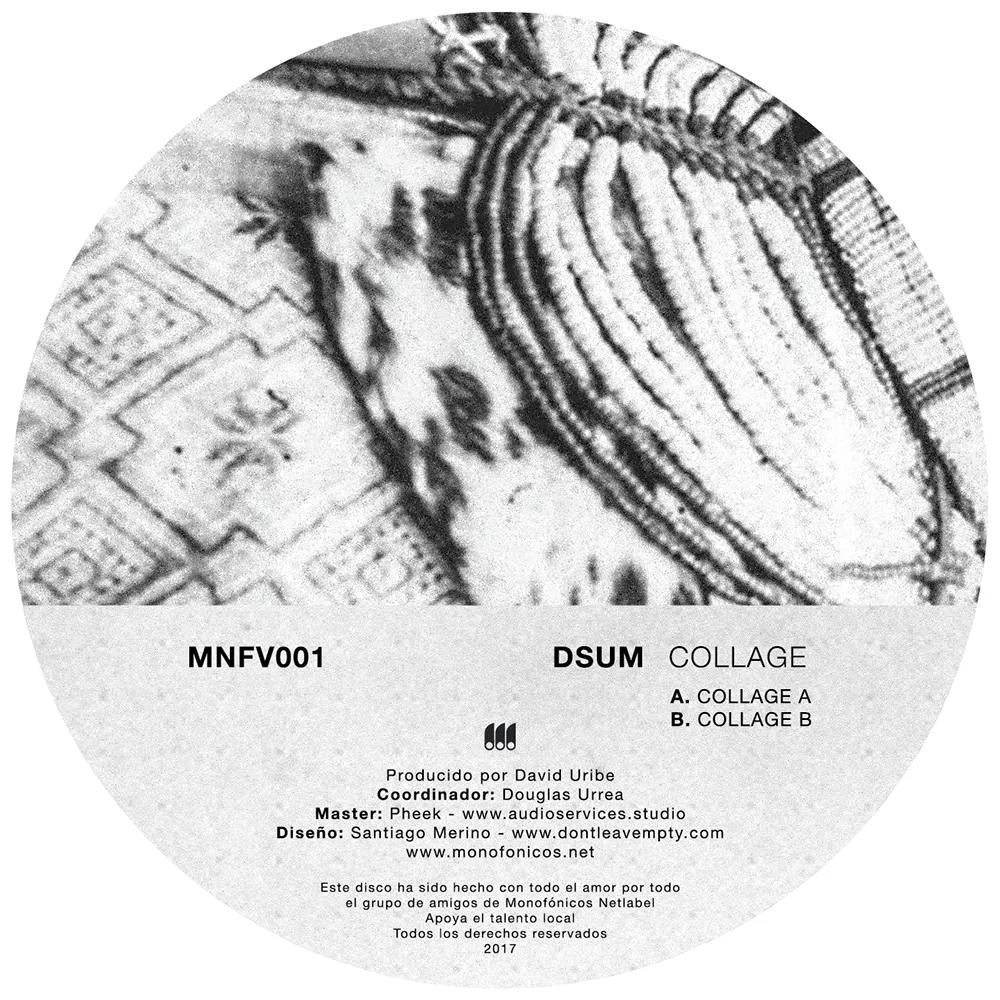 Illustration for Collage EP by Dsum, featuring vibrant colors and abstract shapes, symbolizing freedom and rhythm.