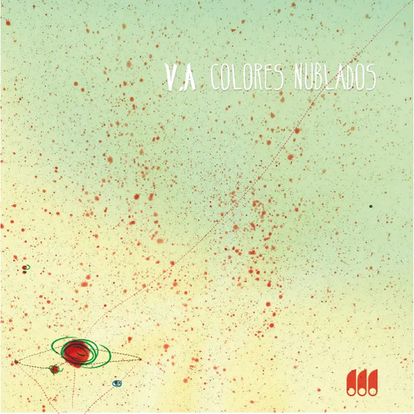 Illustration for Colores Nublados by Monofónicos Netlabel, featuring vibrant colors and abstract designs.